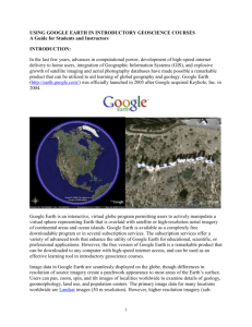 Google Earth Introduction