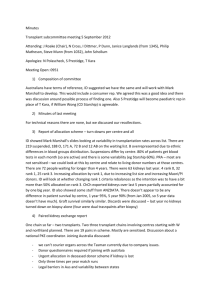 NRAB Transplant Committee Minutes: September 2012