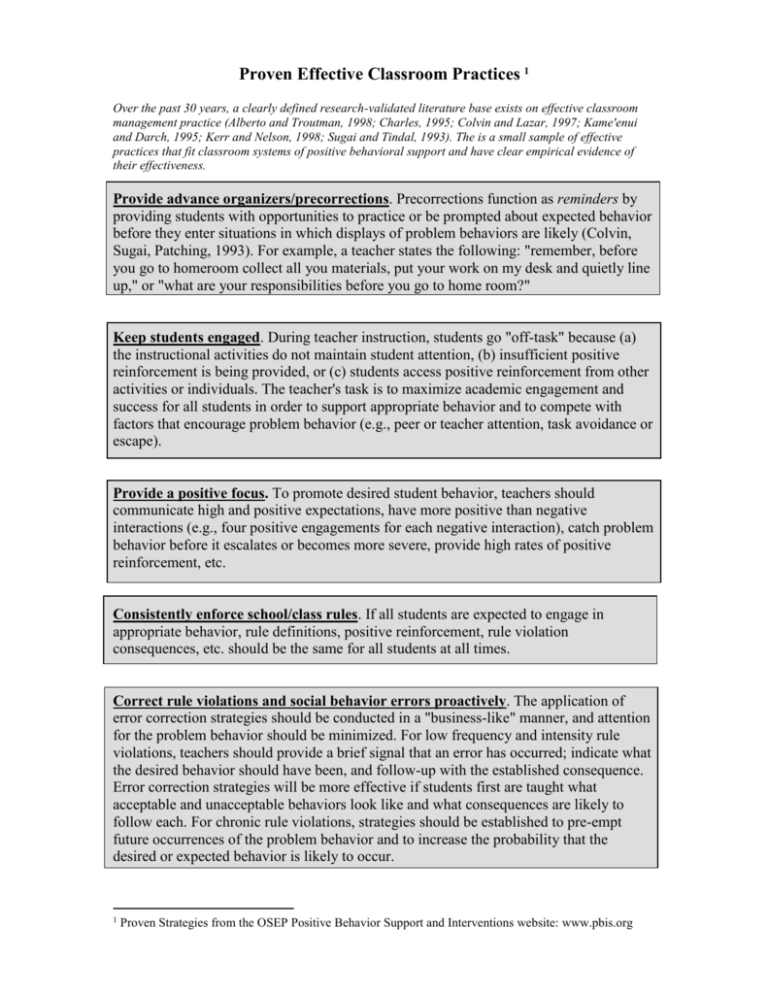 proven-effective-classroom-practices