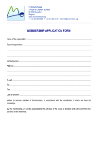 MEMBERSHIP APPLICATION FORM (1/2)