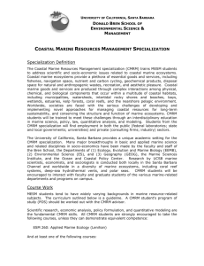 Coastal Marine Resources Management