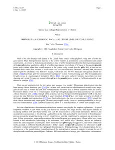 6 NVLJ 1137 Page 1 6 Nev. L.J. 1137 Nevada Law Journal Spring