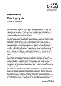 Summary - Reading by six