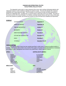 TWENTIETH CENTURY WORLD HISTORY