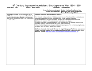 19th Century Japanese Imperialism