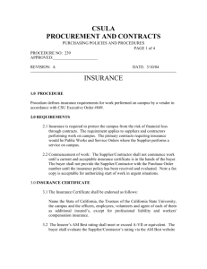 procurement and contracts - California State University, Los Angeles