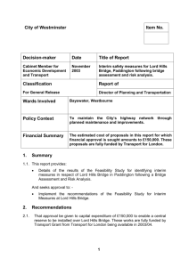 Lord Hills Bridge(Final). - Westminster City Council