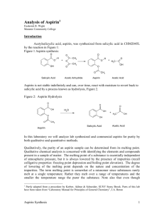 Analysis of Aspirin[1]