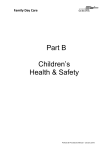 03 Part B - Children`s health and safety