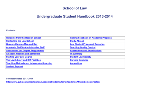 UG Student handbook 2013-14 - Queen`s University Belfast