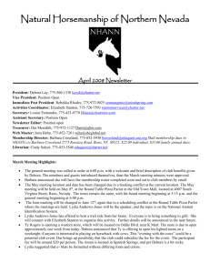 April_News - Natural Horsemanship Association of Northern