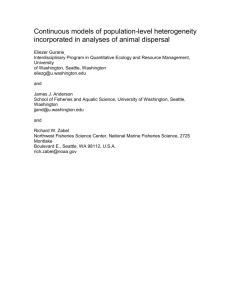 Continuous models of population-level heterogeneity