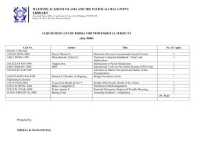 Monthly acquisition list 2008-2012