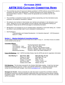 October 2003 - ASTM International