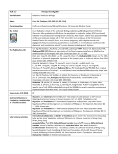 NOW Graduate Programme 2010 – CARIM proposal