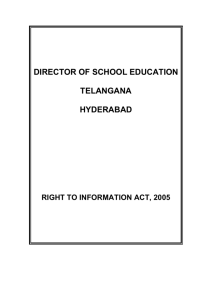 RTI - Copyright 2016 School Education Department. Govt. of