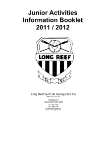 Nippers Booklet 2011-2012 - Long Reef Surf Life Saving Club