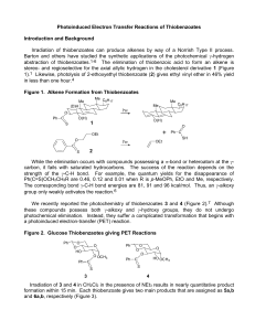 Thiobenzoate Photochemistry