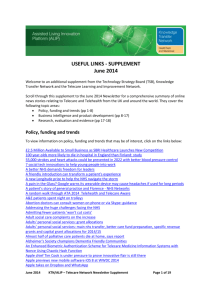 Docs - The Telecare Learning and Improvement Network