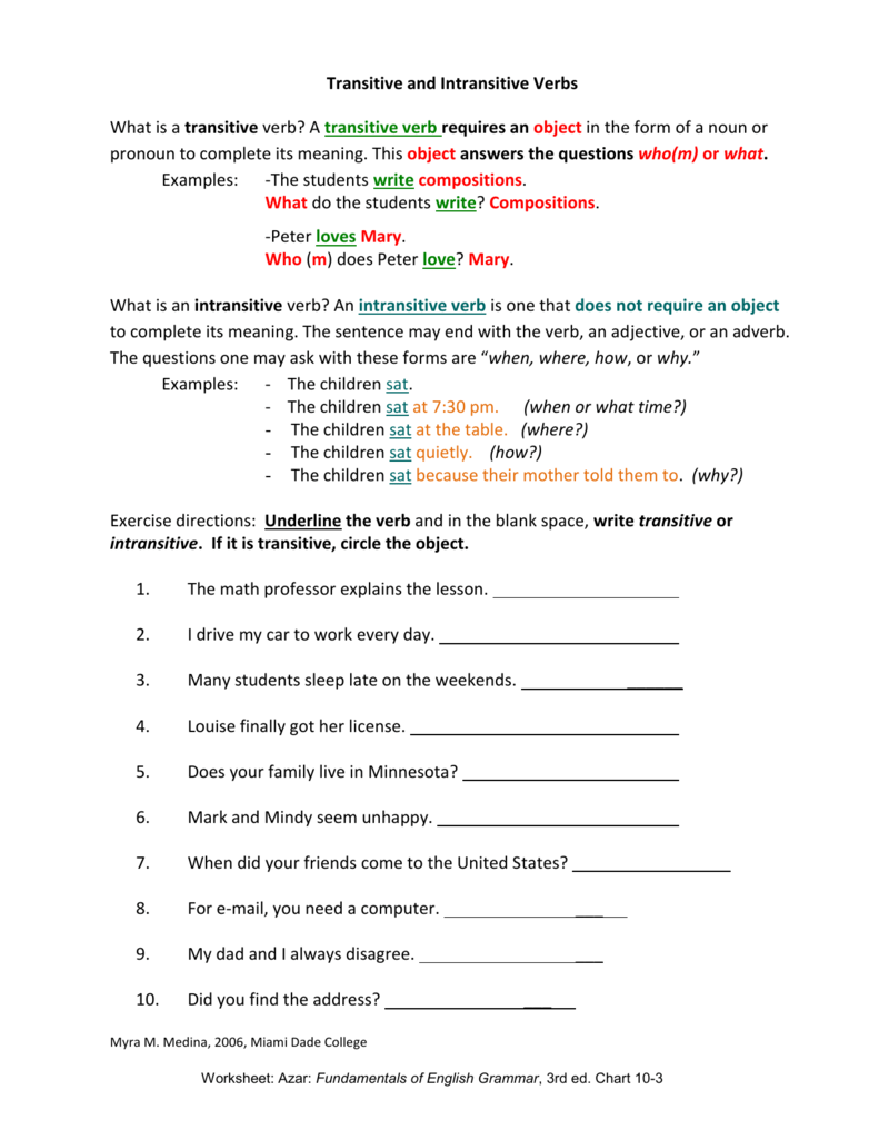 transitive-and-intransitive-verb-worksheet