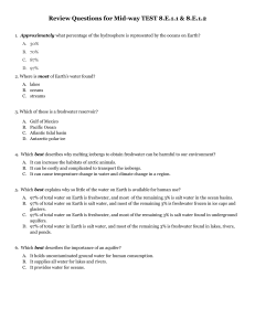 Review Questions for Mid-way TEST 8