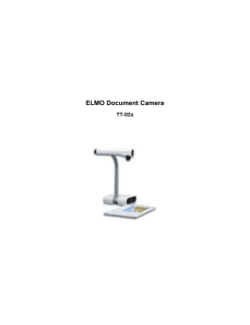 Connecting an Elmo Document Camera