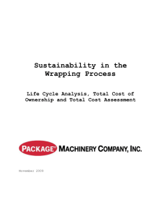 Sustainability in the Wrapping