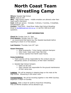 North Coast TeamWrestling Camp - Hood River County School District