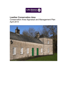 Lowther Conservation Area Appraisal and Management Plan (Word