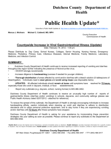 Health Department:Public Health Advisory:Countywide Increase in