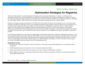 Optimization Strategies for Registries doc