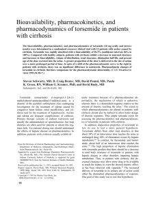 Bioavailability, pharmacokinetics, and pharmacodynamics of