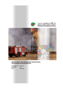 SP-1075 Fire and Explosion Risk Management