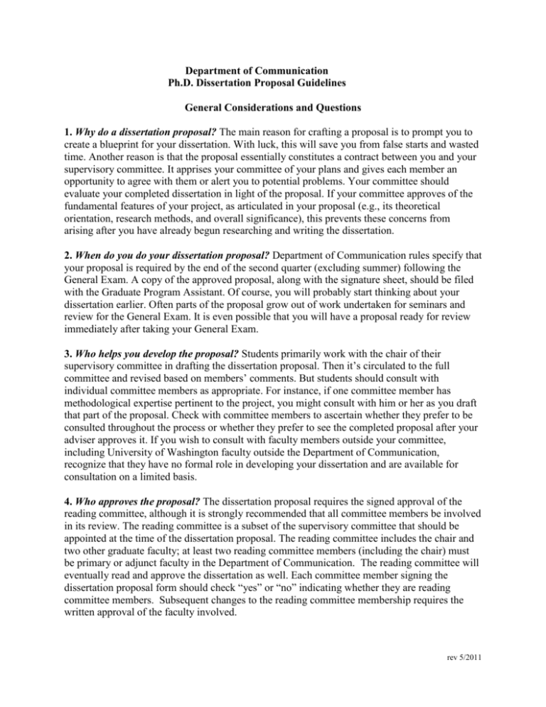 dissertation proposal guidelines