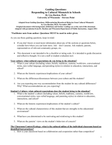 Guiding Questions for Determining Disordered Behavior from a