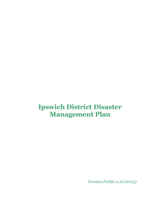 District Disaster Management Plan Template