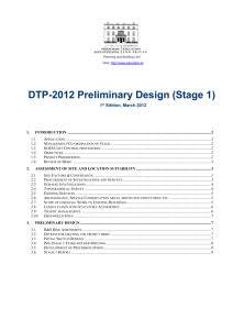 DTP-2012 - Preliminary Design - Department of Education and Skills