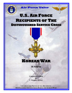 Korean War Air Force Recipients of the