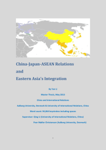 4.1 China-Japan Relations
