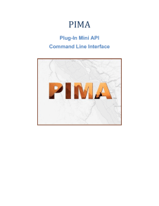 PIMA Command Line Server