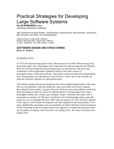 Practical Strategies for Developing Large Software Systems