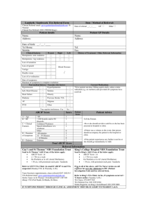 Guy`s and St Thomas` stroke service referral form