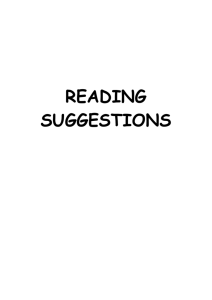 P5 - P7 suggested reading list