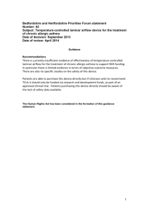 Summary of the evidence for use of TLA in the treatment of chronic