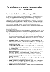 Fact-sheet for the Conference