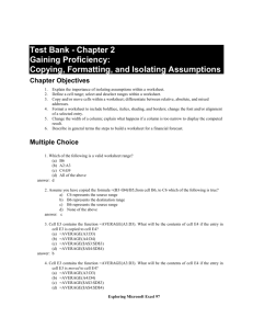 Test Bank - Chapter 2