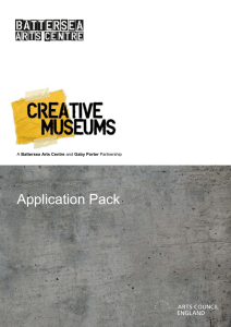 creative museums application pack