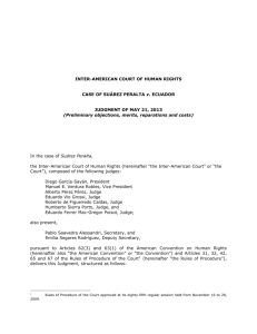 B. Considerations of the Court - Corte Interamericana de Derechos