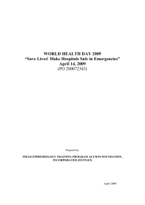 safe hospitals documentation revised