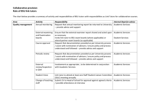 Link Tutor Responsibilities